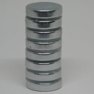 disk magnet 1 inch diameter, 1/4 inch thick. very strong. 8 magnets